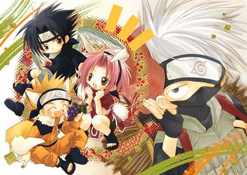 naruto sasuke sakura and kakashi. Chibi Naruto, Sasuke, Sakura amp;