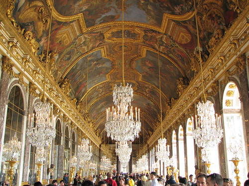 versailles hall of mirrors. Palace of Versailles - Hall of