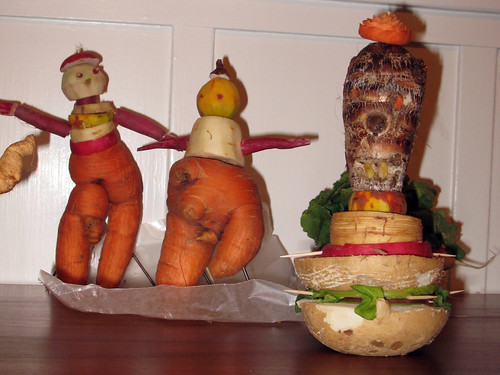 carrot people + tiki roots