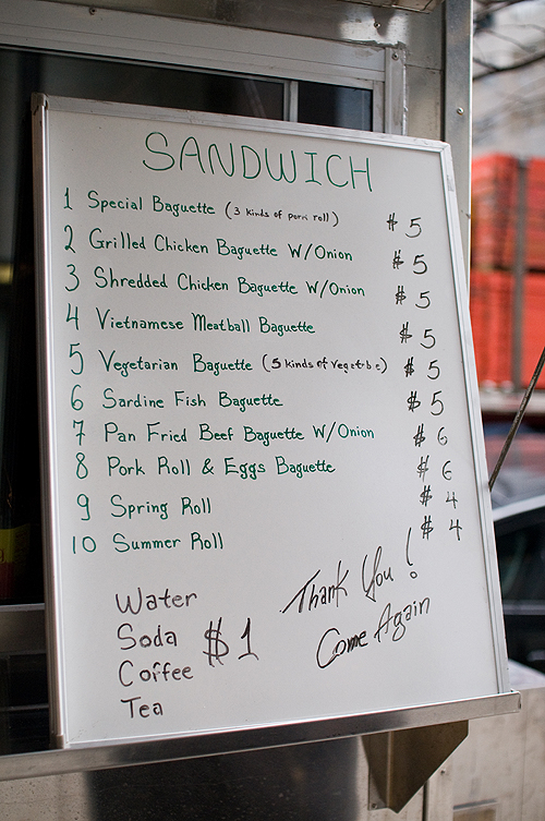 Downtown Lunch: Banh Mi Cart