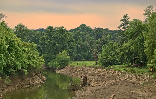 Rock Creek, in Kimmswick, Missouri, USA