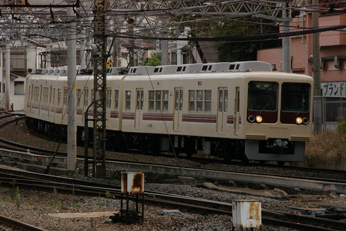 Shin-Keisei8000series in Matsudo,Matsudo,Chiba,Japan 2009/8/30