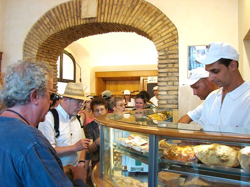 Ordering at Forno Campo de' Fiori