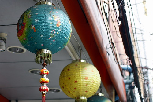 chinese xmas lanterns in october
