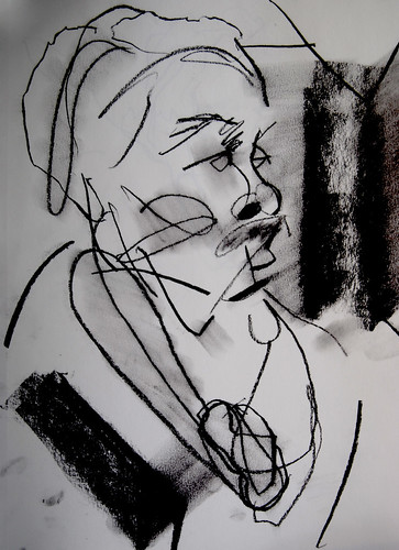 untitled, charcoal on paper, 2008 by Kristie Holiday by kristieholiday