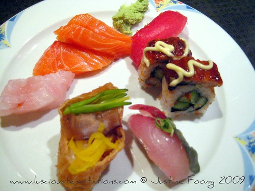 Sushi and sashimi - Kampachi, Bangi