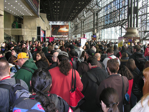 The crowds at New York Comic Con 2009