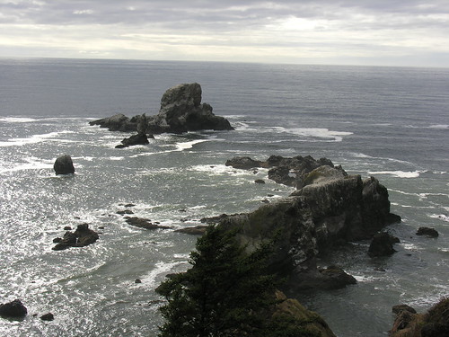 Sea Lion Rocks from Ecola State Park