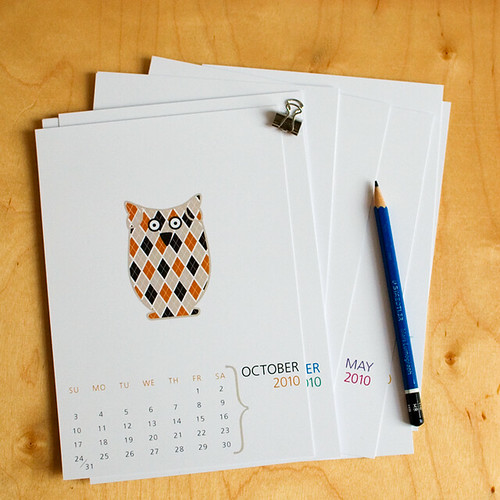 2010 Calendar - October Owl