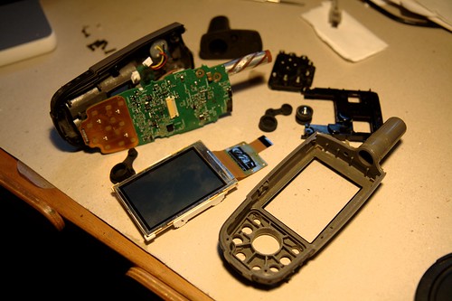 My GPS disassembled