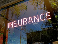 Neon Insurance Office Sign