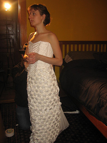 Emma in a Tessellated Dress