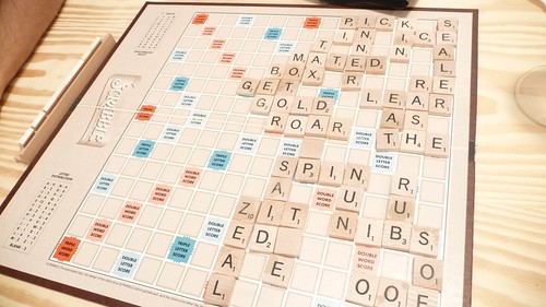 Our one-sided Scrabble game