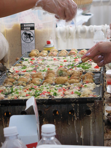 Takoyaki making