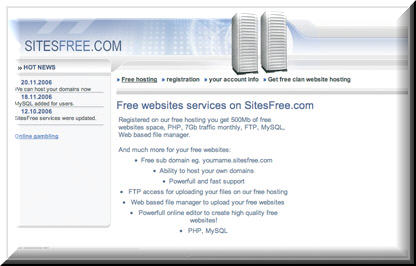 5 servizi di web hosting free!