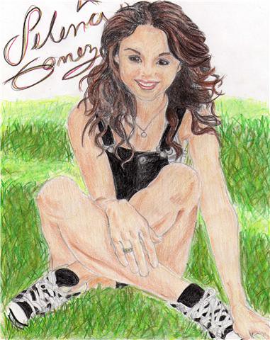 selena gomez drawing pictures. Selena Gomez Drawing