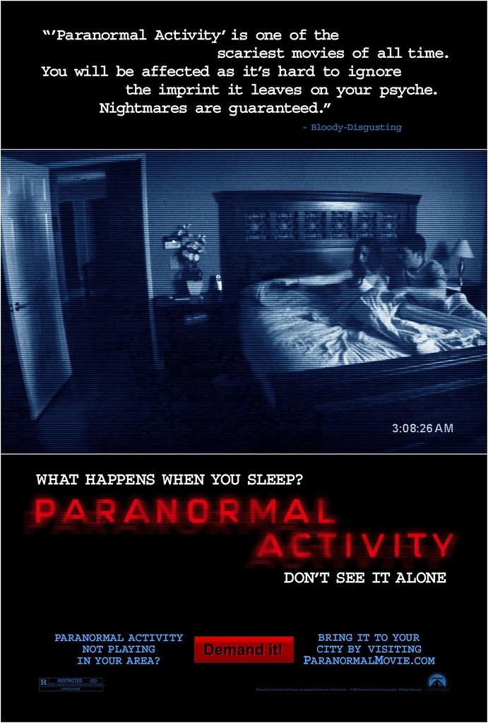 película Paranormal Activity poster