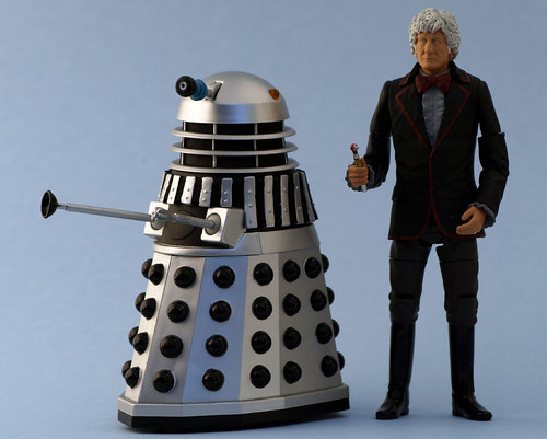 The Third Doctor and Dalek