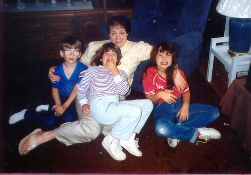Grandma, Punk, Birdie and I in 1987
