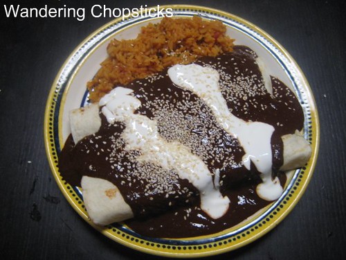 Chicken Enchiladas with Nutella Mole Poblano 3