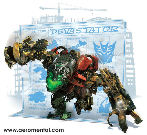 Transformers 2 Devastator CGI