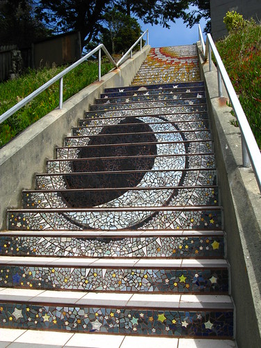 Moraga Tiled Stairs