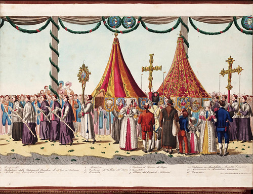 020 Solenne processione vaticana del Corpus Domini  diretta da uno de cerimonieri di Sua Santita` Gregorio XVI 1839