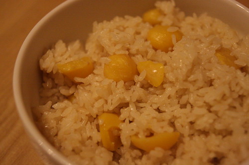 Chestnuts rice