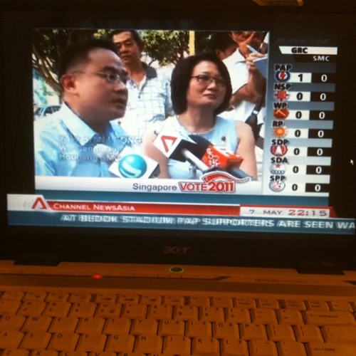 Watching the CNA live telecast online now. Thank you Internet ...