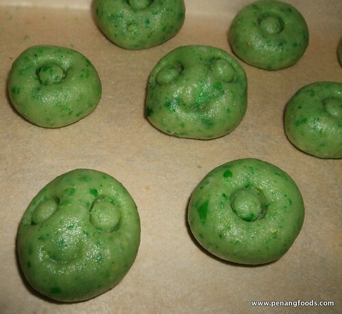 green pea cookies