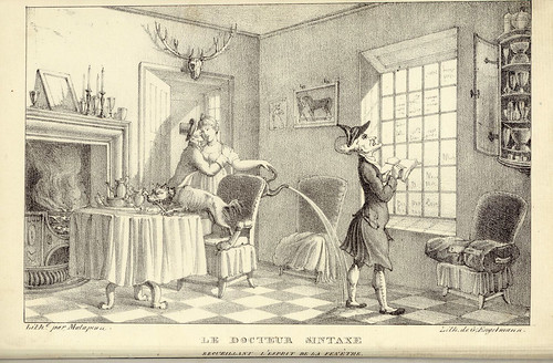 006- El doctor Sintaxis recopilando el espiritu de la ventana-1821