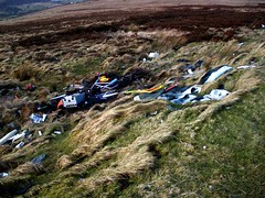 Some idiots had dumped their rubbish in one of the most scenic spots of Ireland..