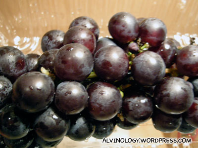 Hokkaido grapes