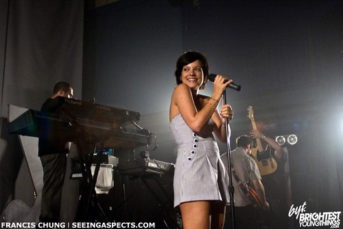 Lily Allen performs at the 9:30 club