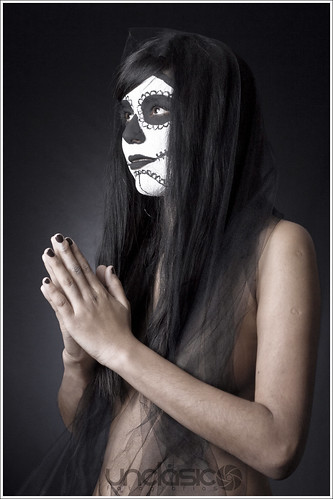 virgen de guadalupe mexican skull by MauricioZarricueta