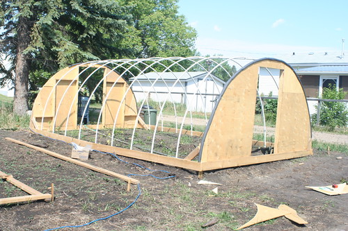 My third hoop style greenhouse