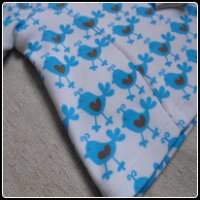 FFS Blue Chickadess 3-6 Month Infant Shirt