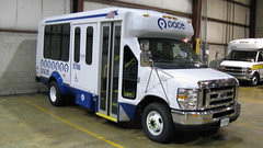 First Transit New 2009 Ford 5700 series short paratransit bus. Glenview Illinois. October 2009.