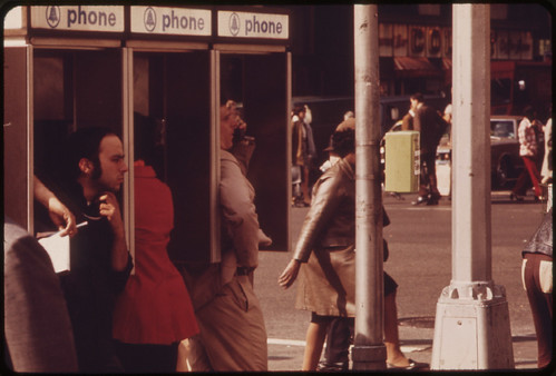 Phone Stalls at Broadway and 34th Street. 05/1973