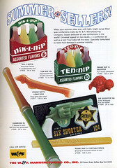 Syrup filled Wax candies ad