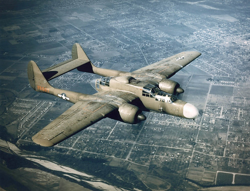  フリー画像| 航空機/飛行機| 軍用機| 戦闘機| P-61 ブラック・ウィドウ| P-61A Black Widow|      フリー素材| 