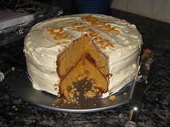 Butterscotch Father's Day cake