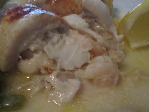 Lamplighter: sole stuffed with crab and shrimp at John's grill