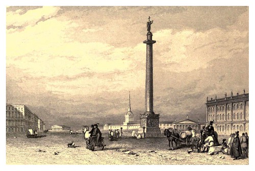 009-Columna Alejandrina-San Petersburgo-A journey to St. Petersburg and Moscow 1836- Ritchie Leitch