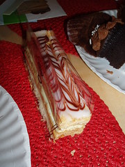 Flaky pastry napoleon cake
