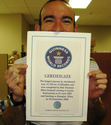 Done and dusted - Guinness World Record