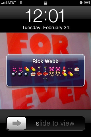 rick webb is an emoji pusher. Originally uploaded by spangley