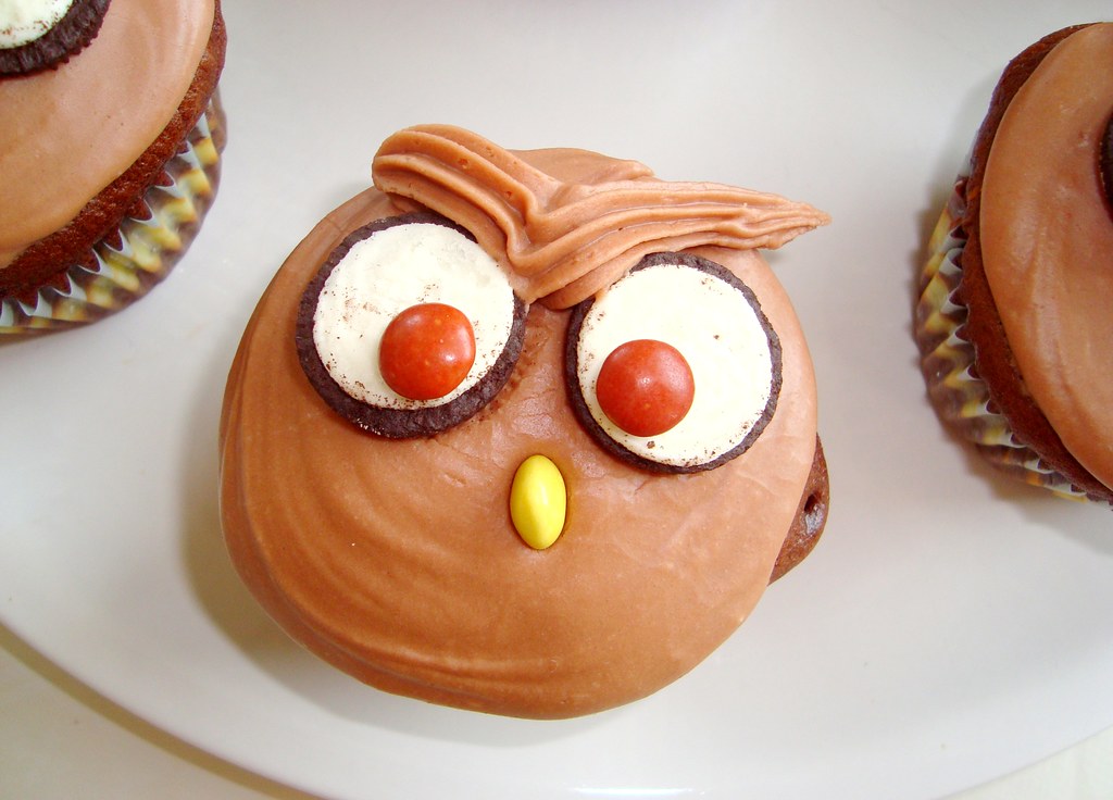 Owl Oreo Cupcake