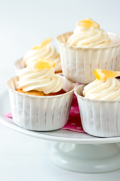 Meyer Lemon Limoncello Cupcakes