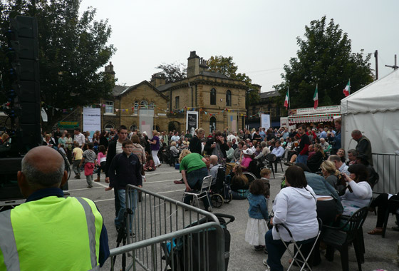 A view of the crowd